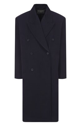 Balenciaga: Пальто из шерсти 