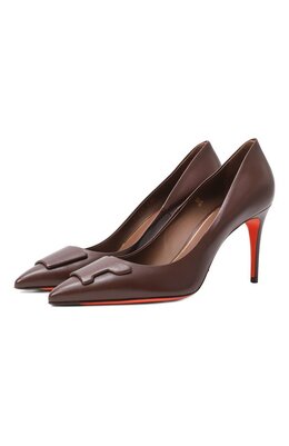 Santoni: Коричневые туфли 