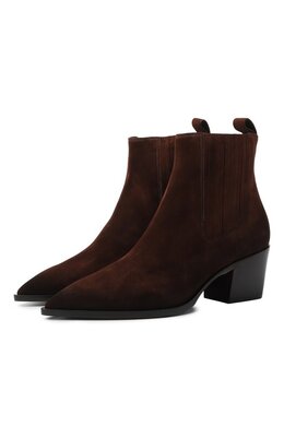 Santoni: Коричневые ботинки 