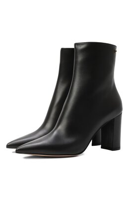 Gianvito Rossi: Чёрные ботинки 
