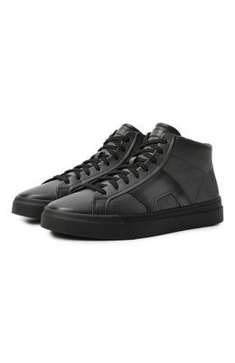 Santoni: Серые кеды 