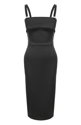 Dolce & Gabbana: Атласное платье 