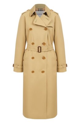 Burberry: Хлопковый плащ 