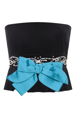 Valentino: Бархатный топ 