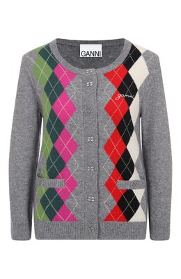 Ganni: Кардиган из шерсти 