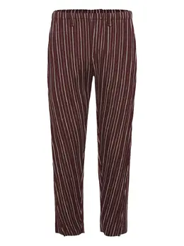 Homme Plissé Issey Miyake: Брюки в полоску 