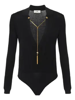Elisabetta Franchi: Чёрный боди 
