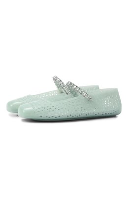 Jimmy Choo: Зелёные балетки 