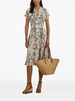 Lauren Ralph Lauren: Платье с растительным принтом 