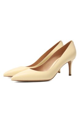 Gianvito Rossi: Жёлтые туфли  Gianvito 70