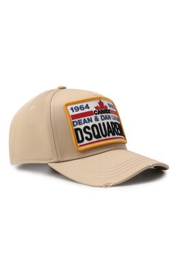 Dsquared2: Бежевая кепка 