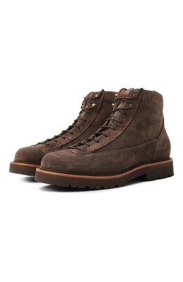 Brunello Cucinelli: Коричневые ботинки 