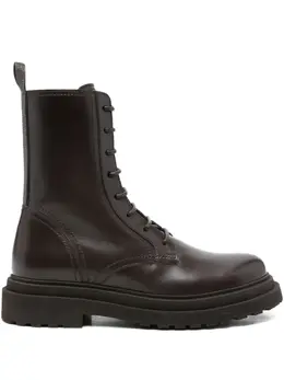 Brunello Cucinelli: Коричневые ботинки 
