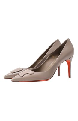 Santoni: Бежевые туфли 