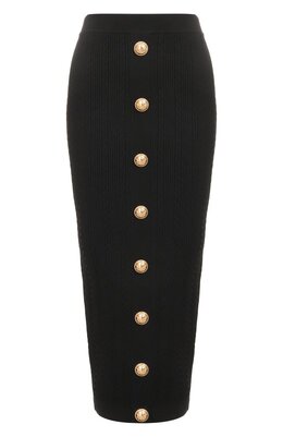 Balmain: Юбка из вискозы 