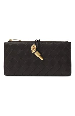 Bottega Veneta: Коричневый кошелёк 