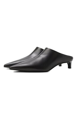 Jil Sander: Чёрные сабо 