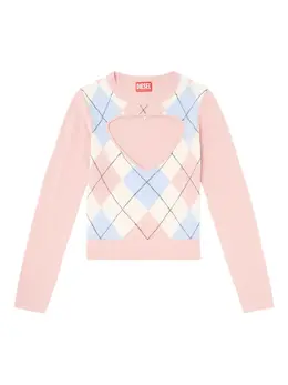 Diesel: Розовый свитер 