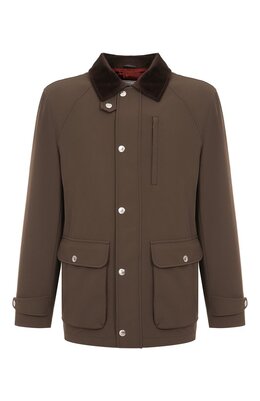 Brunello Cucinelli: Коричневая куртка 