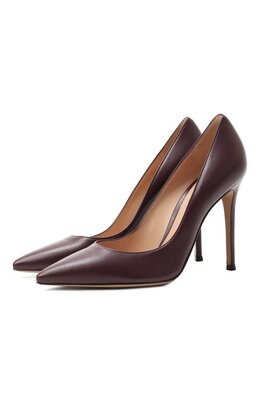 Gianvito Rossi: Бордовые туфли  Gianvito 105