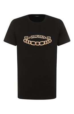 Balmain: Хлопковая футболка 