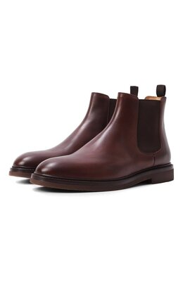 Brunello Cucinelli: Коричневые ботинки 