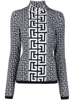 Balmain: Чёрный свитер  PB