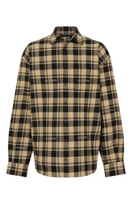 VETEMENTS: Хлопковая рубашка 
