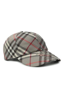Burberry: Серая кепка 