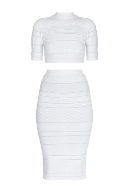 ELISABETTA FRANCHI: Белый костюм 