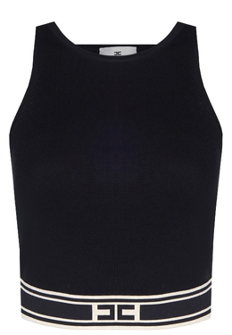 ELISABETTA FRANCHI: Чёрный топ 