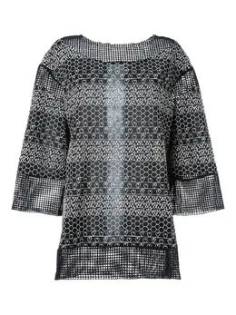 Chanel Pre-Owned: Чёрная блуза 