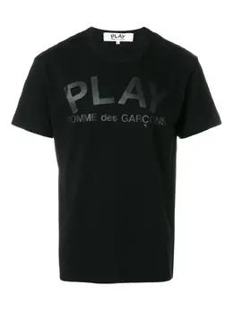 Comme Des Garçons Play: Футболка с принтом 