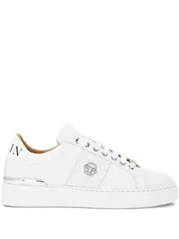 Philipp Plein: Белые кроссовки 