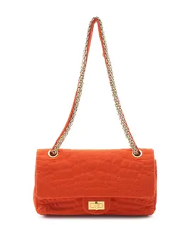 CHANEL Pre-Owned: Оранжевая сумка 