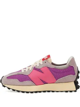 New Balance: Фиолетовые кроссовки  327