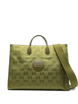 Gucci Pre-Owned: Зелёная сумка-шоппер 