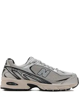 New Balance: Серебристые кроссовки 