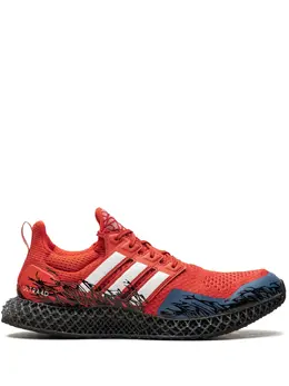 adidas: Оранжевые кроссовки  Ultra 4D