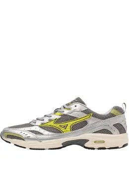 Mizuno: Серебристые кроссовки 