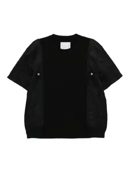 sacai: Хлопковая футболка 