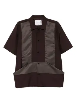 sacai: Тёмная рубашка 