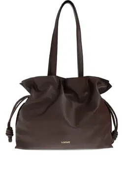 LOEWE: Коричневая сумка-шоппер  Flamenco