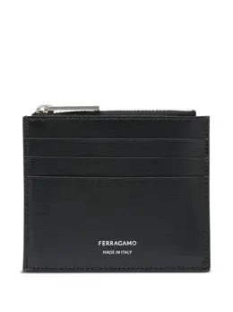 Ferragamo: Чёрный картхолдер 