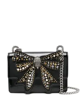 Kurt Geiger London: Чёрная сумка через плечо 
