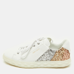 Jimmy Choo: Белые кроссовки  Diamond