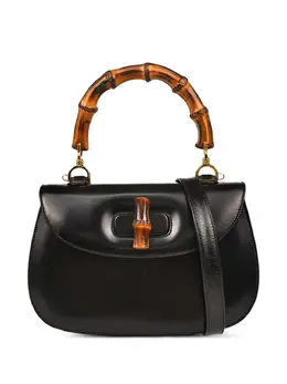 Gucci Pre-Owned: Чёрная сумка-шоппер 