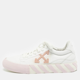 Off-White: Белые кроссовки  Vulcanized