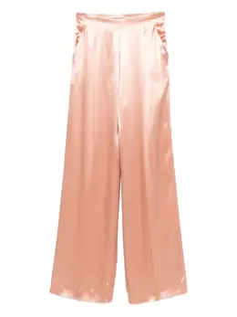 Alberta Ferretti: Атласные брюки 