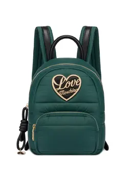 Love Moschino: Зелёный рюкзак 